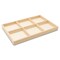 DIY Rectangle Wooden Divided Serving Tray, 12 x 8", 6 Sections for Party | Woodpeckers